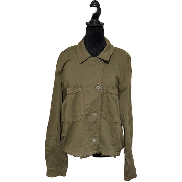 Sanctuary for Anthropologie Olive green jacket. Good condition - Picture 6 of 16